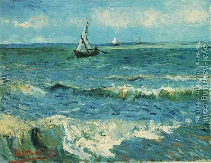 Vincent Van Gogh : Seascape at Saintes-Maries